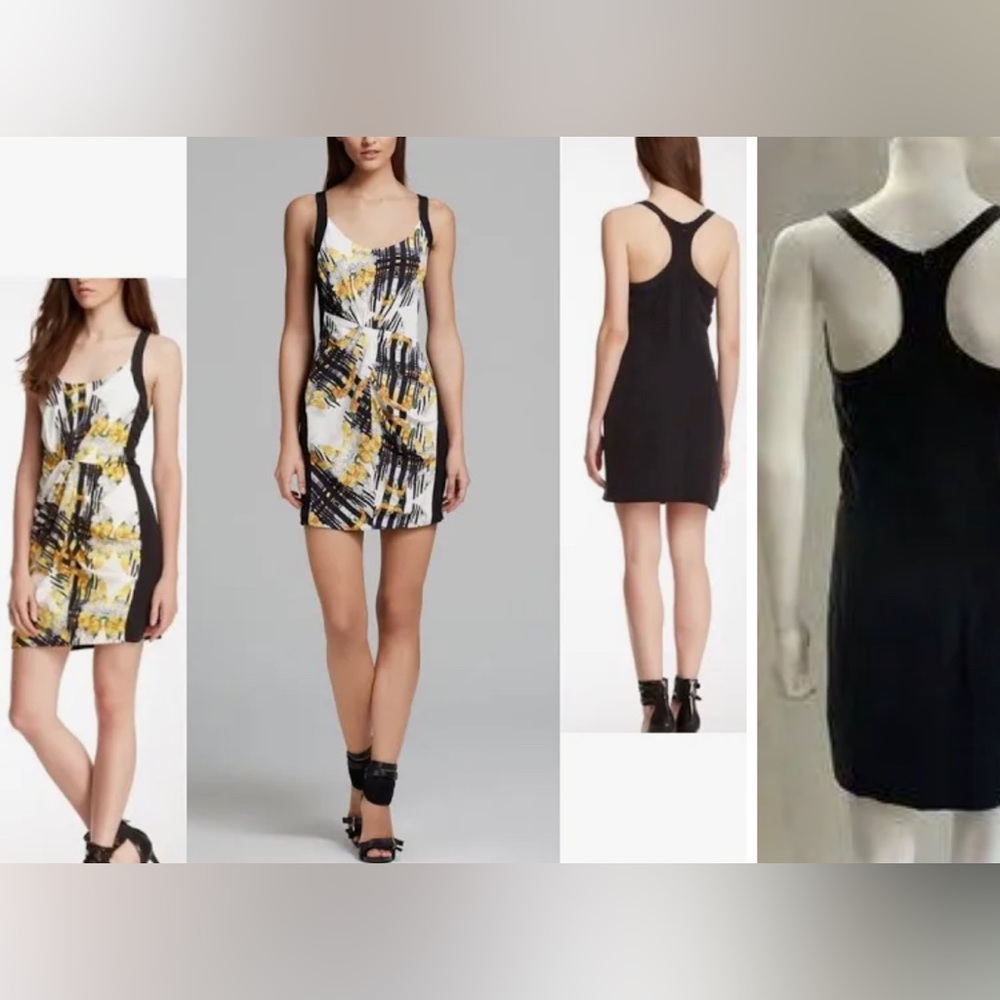 Rebecca Minkoff 100% Silk Joshua Racerback Dress